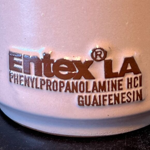 VTG Entex LA Drug Pharmaceutical Promotional 3-D Big Nose & Mustache Pottery Mug - Picture 11 of 12